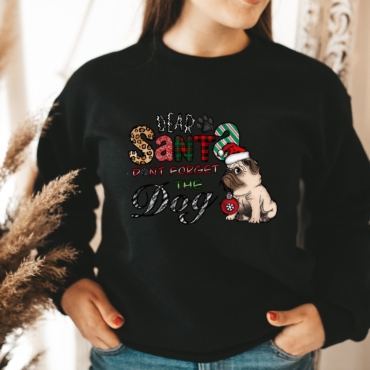 Dear Santa Dont Forget The Dog Christmas Sweatshirt1